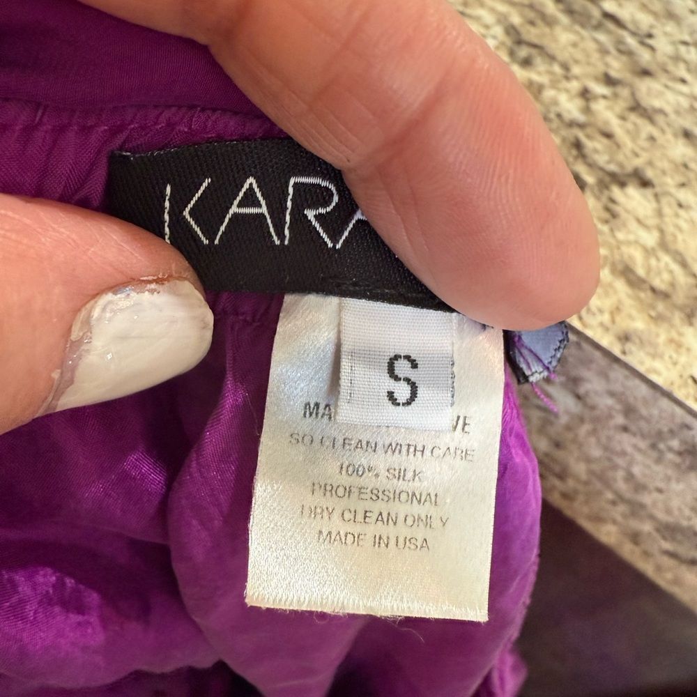 Other Purple Asymmetrical Ruched Mini Dress Size XS / US 0-2 / IT 36-38 - 5 Thumbnail