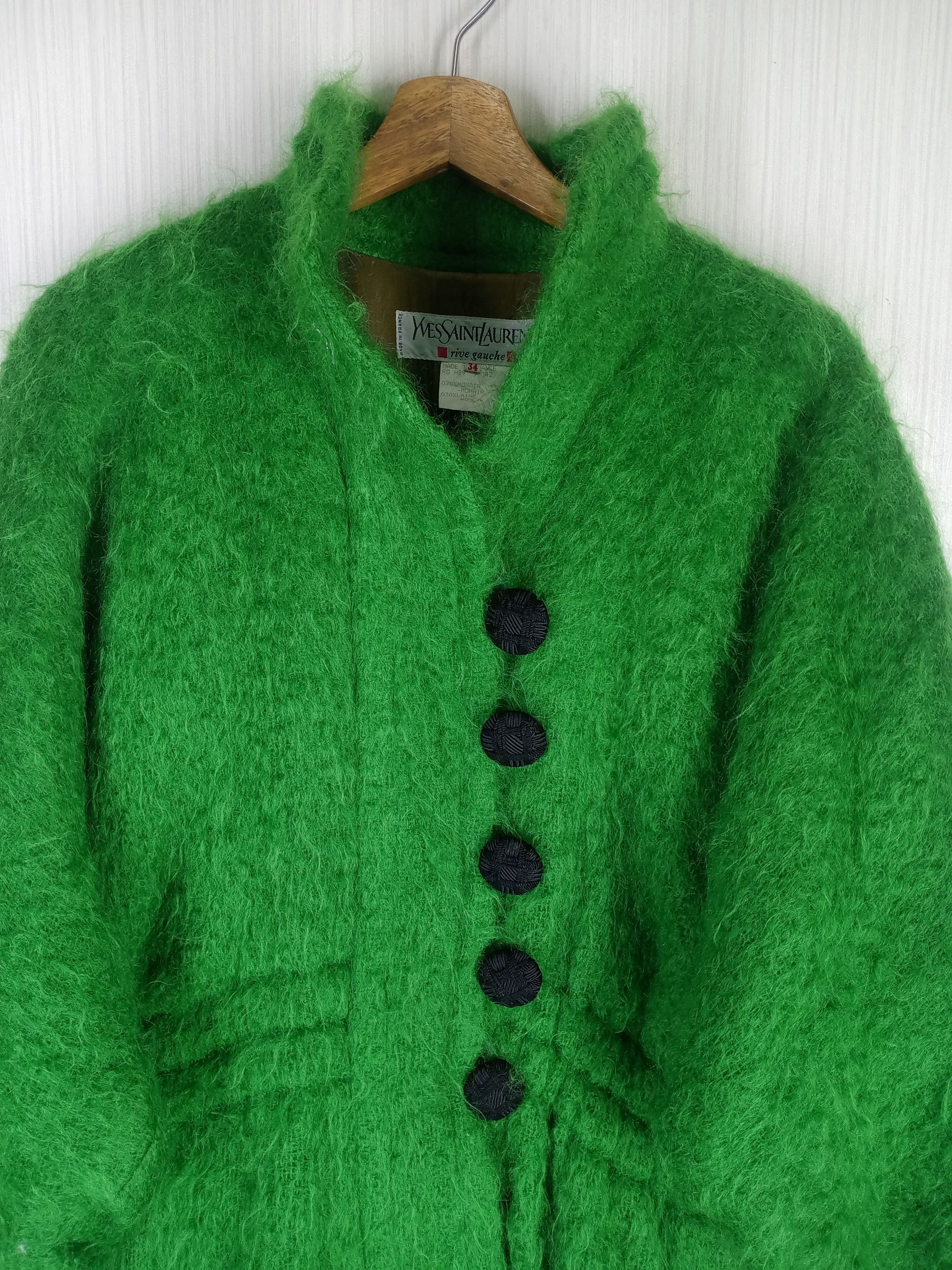 Rare Vintage Yves Saint Lauren River Gauche Coat