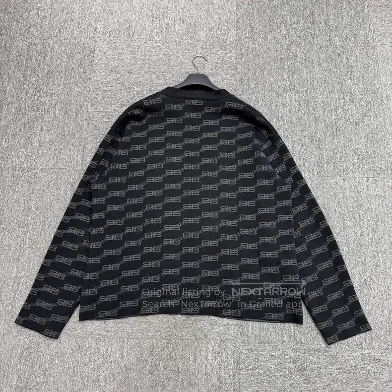 Balenciaga Balenciaga Lock full print sweater Size US M / EU 48-50 / 2 - 5 Thumbnail