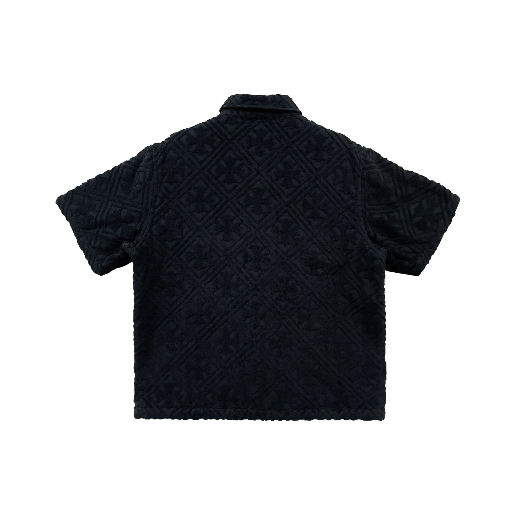 Chrome Hearts Chrome Hearts Black Terry Plus Monogram Short Sleeve Shirt Size US L / EU 52-54 / 3 - 2 Thumbnail