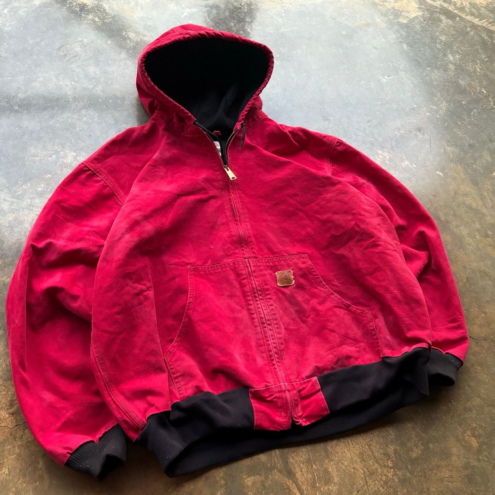 Carhartt × Vintage Very Rare Vintage Y2K Red Carhartt Work Jacket Size XXL Size US XL / EU 56 / 4 - 2 Thumbnail