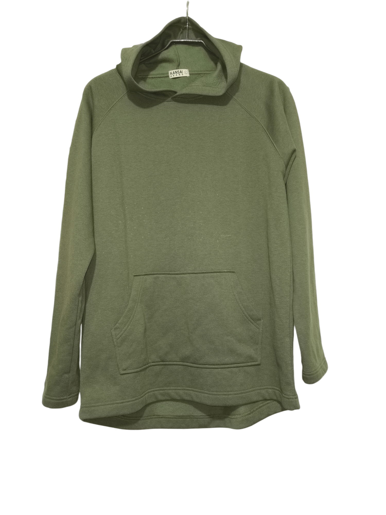 image of Kansai Yamamoto x Kansai Yamamoto Kbs Kansai Jeans Japan Military Green Hoodie in Miltary Green (Si