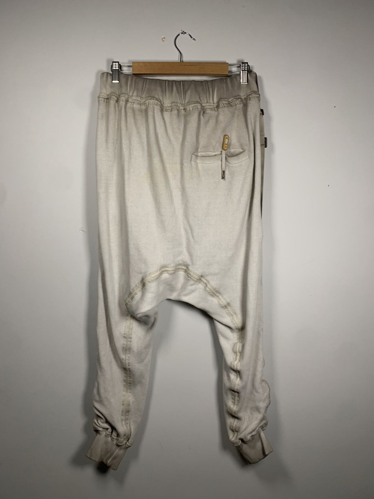 Boris Bidjan Saberi Boris Bidjan Saberi Grey Long John Lounge Pants Size US 33 - 7 Thumbnail