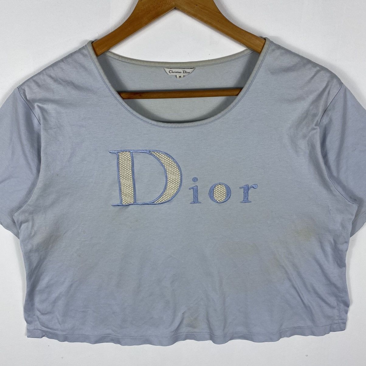 Christian Dior Monsieur × Vintage Vintage 90's CHRISTIAN DIOR Dior Embroidery Cropped Tops Size M / US 6-8 / IT 42-44 - 3 Thumbnail