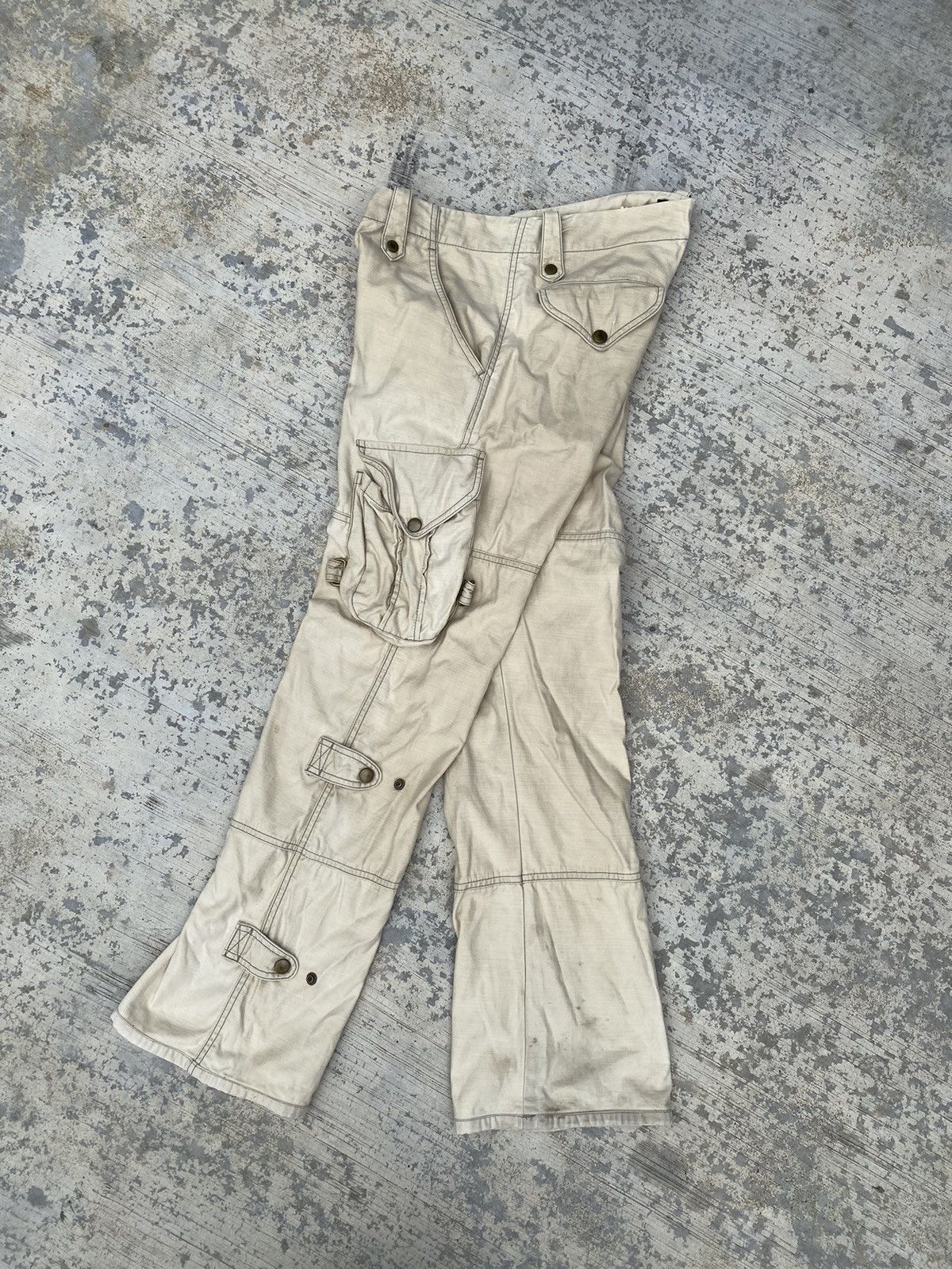 Tete Homme Distressed Tate Homme cargo pants Size US 31 - 6 Thumbnail