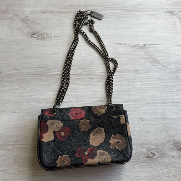 Coach COACH FLORAL JEWELED EMBOSSED MINI CHAIN CROSS BODY NWOT Size ONE SIZE - 4 Thumbnail