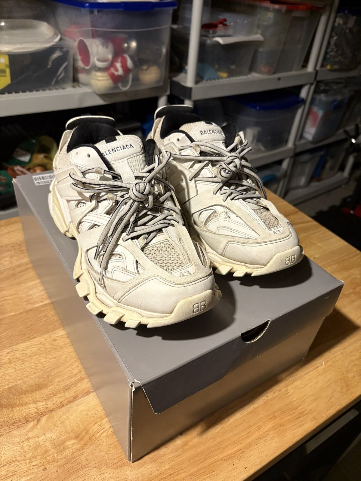 Balenciaga Balenciaga Track White Black Size US 10 / EU 43 - 1 Thumbnail
