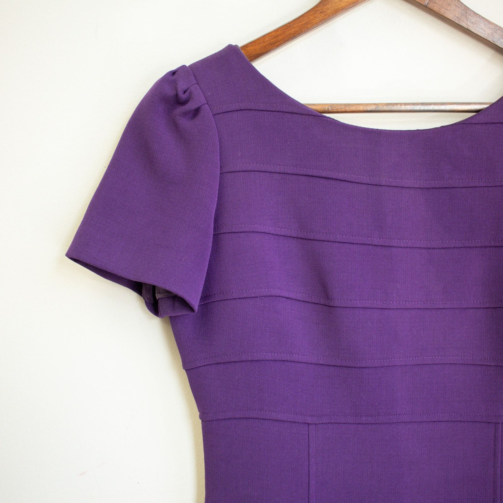 Elie Tahari Tahari Arthur S. Levine Purple Cocktail Dress Size 2 Size XS / US 0-2 / IT 36-38 - 5 Thumbnail