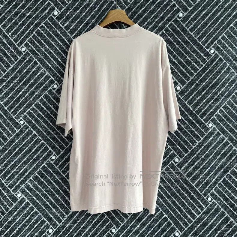 Balenciaga Balenciaga Reversed Embroidery Pink Logo Short Sleeve Size US M / EU 48-50 / 2 - 2 Thumbnail