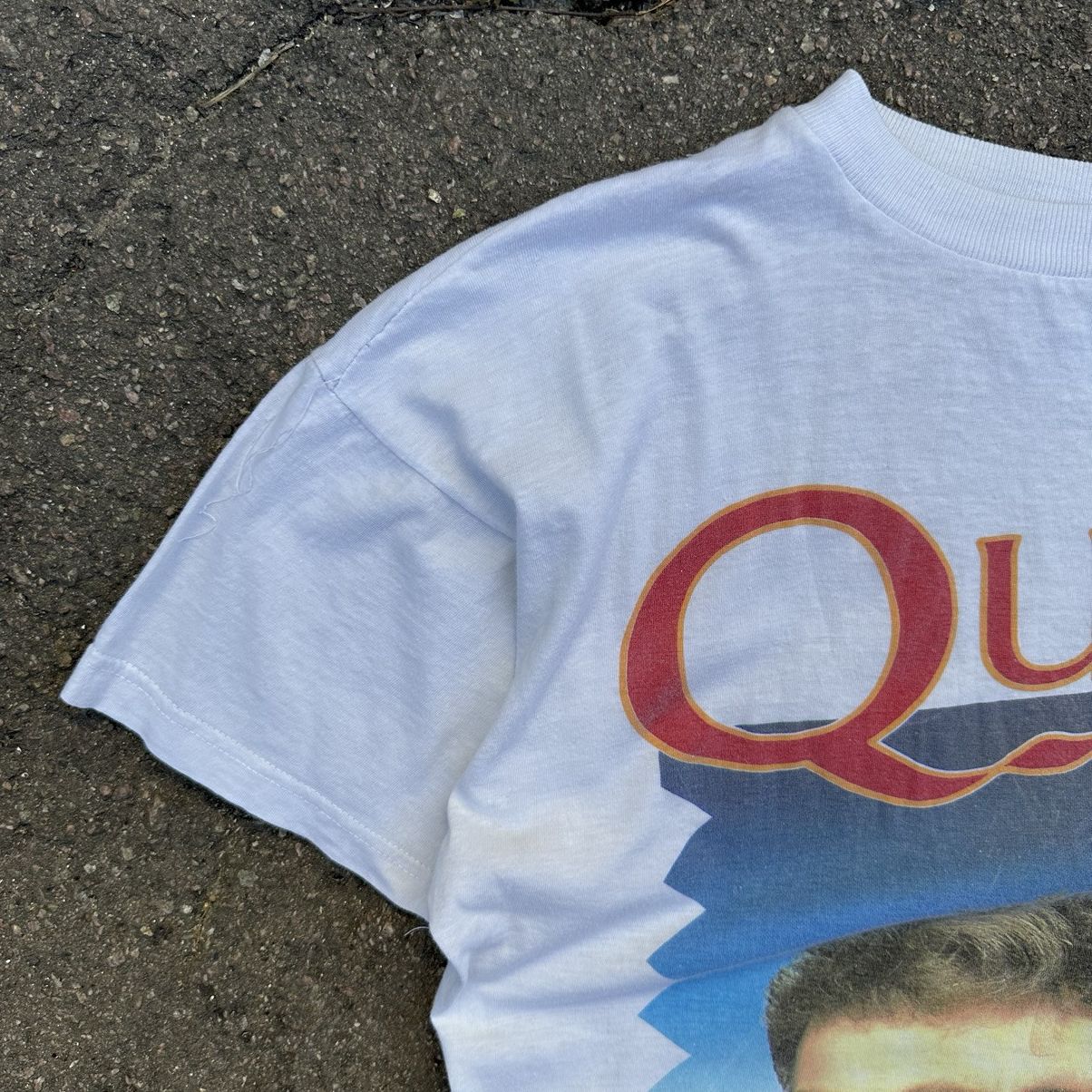 Vintage VTG Queen Tee 1989 Rare Band Tee Rock Single stitch Used Size US S / EU 44-46 / 1 - 3 Thumbnail