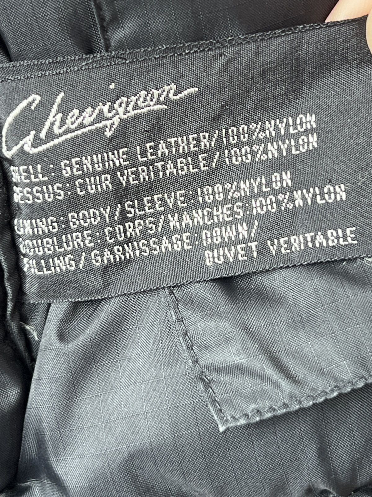 Chevignon × Japanese Brand × Vintage Chevignon WRD leather puffer jacket Size US XL / EU 56 / 4 - 10 Thumbnail
