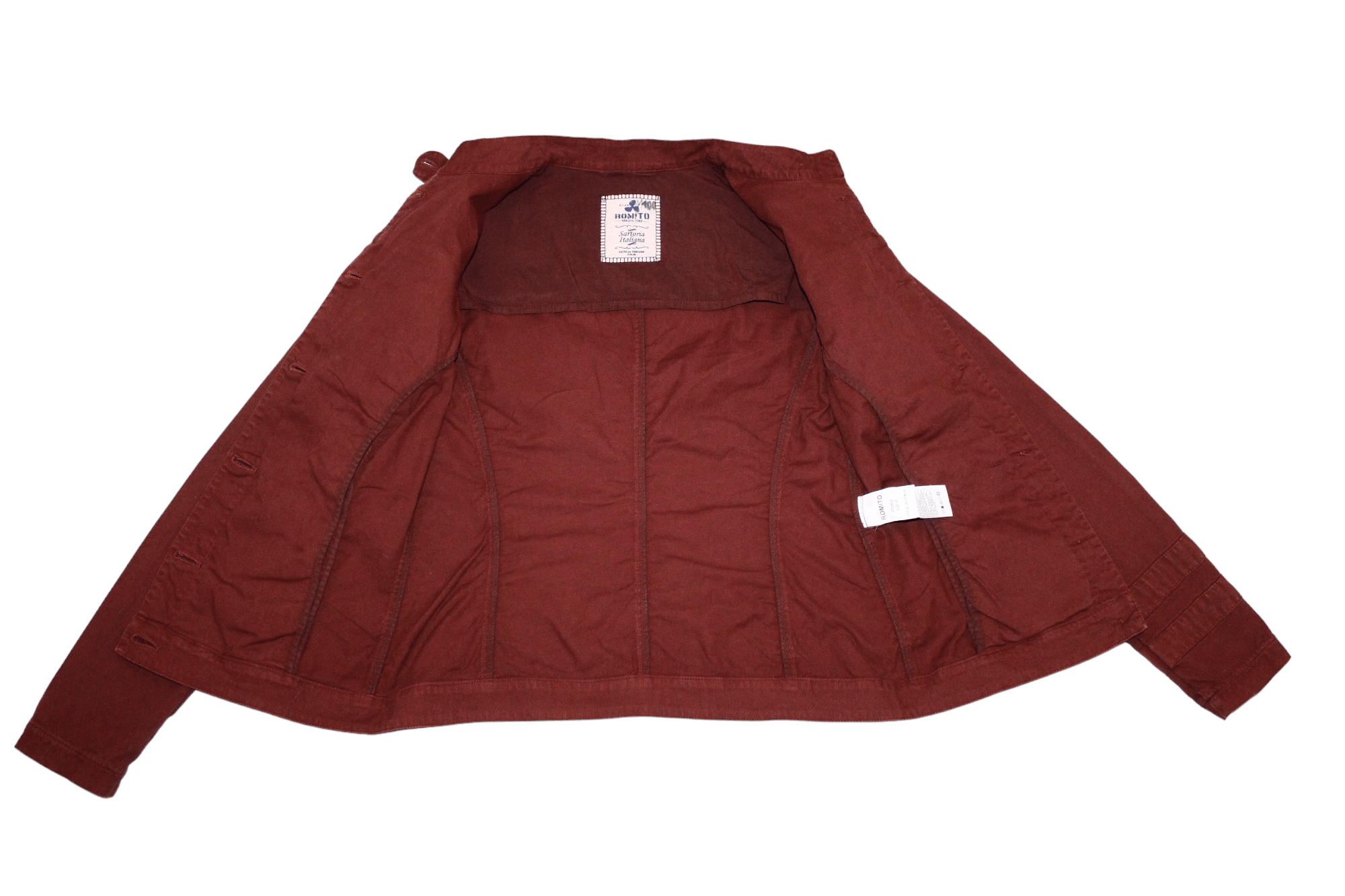 Barena Venezia Romito manifatture buttons up grandad-colllar twill jacket Size US XS / EU 42 / 0 - 5 Thumbnail