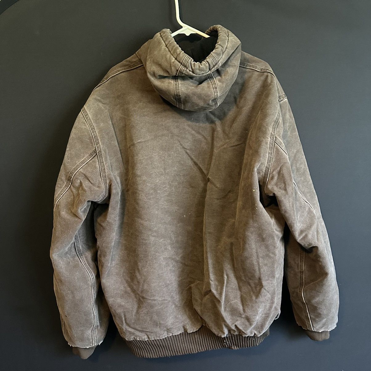 Carhartt × Vintage Brown Embroidered Carhartt Work Jacket Size US XL / EU 56 / 4 - 2 Thumbnail