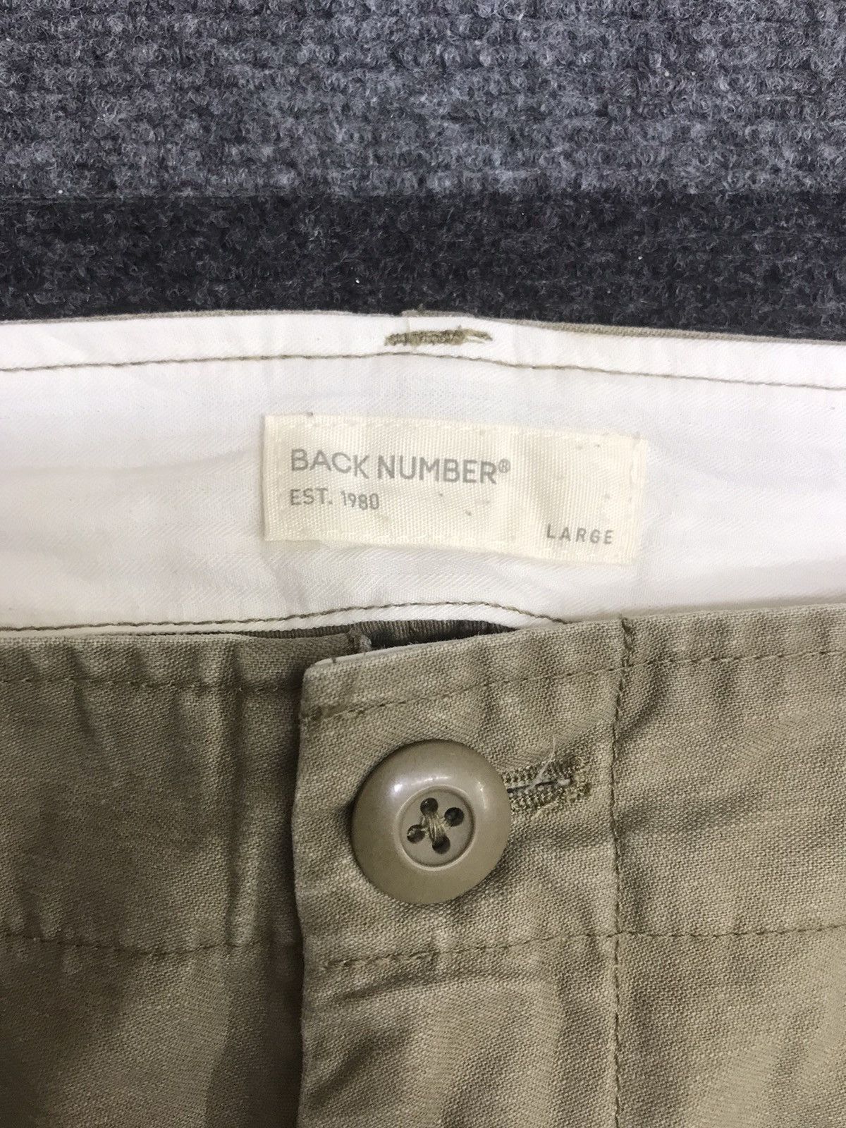Japanese Brand BACK NUMBER Japan Slim Military Fatigue Baker Pant Size US 32 / EU 48 - 8 Thumbnail