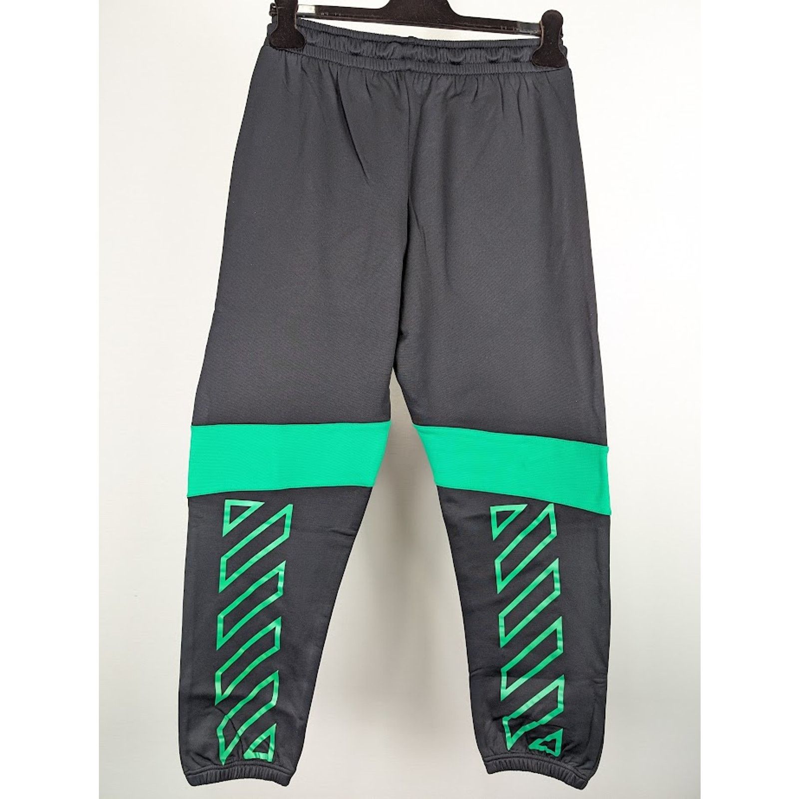 Off-White o1rshd1 Diag Outl Block Sweatpants & Joggers in Black/Green Size US 36 / EU 52 - 13 Thumbnail