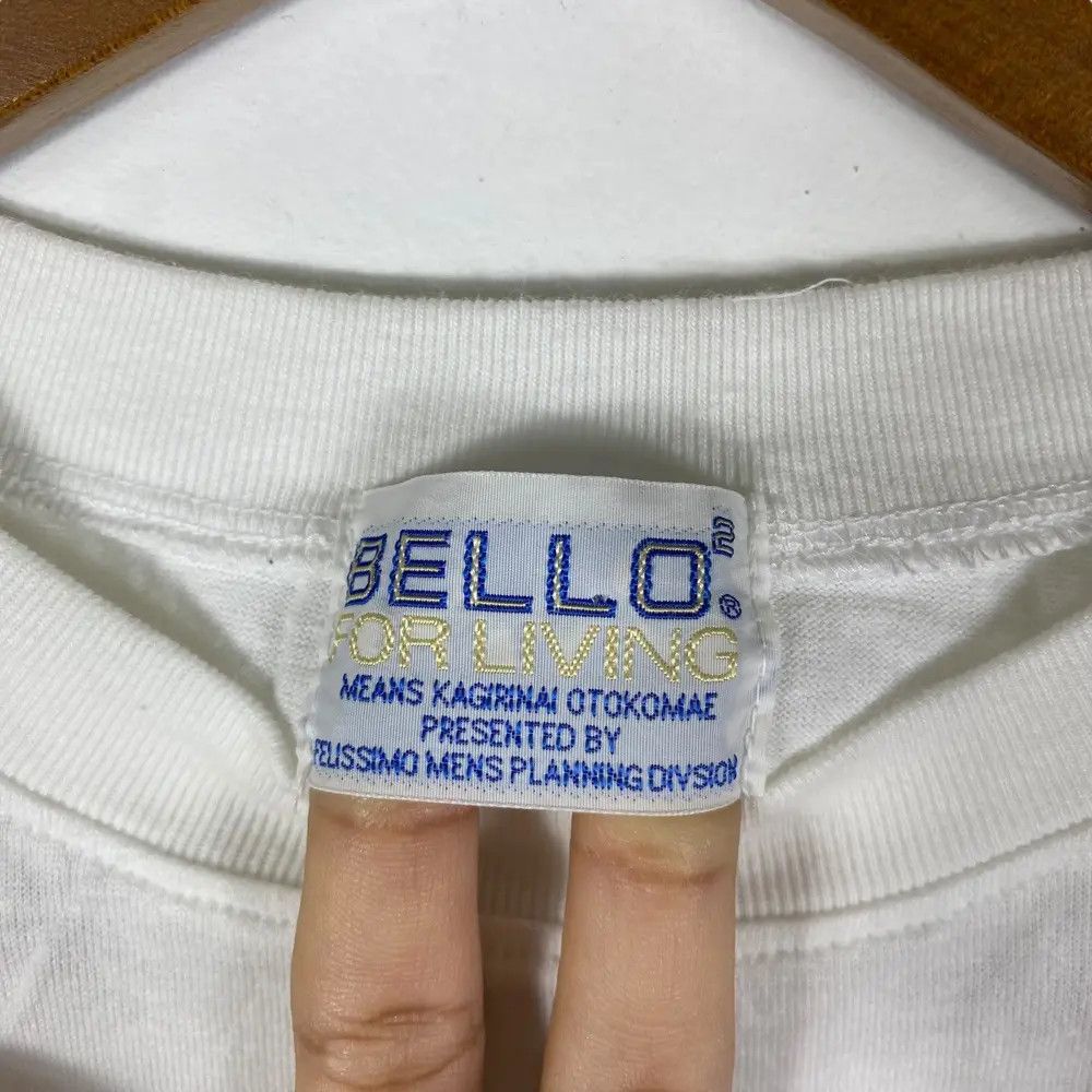Vintage Vintage 90's HIP-HOP BELLO2 Photoprint Graphic Tee Shirt Size US XL / EU 56 / 4 - 5 Thumbnail