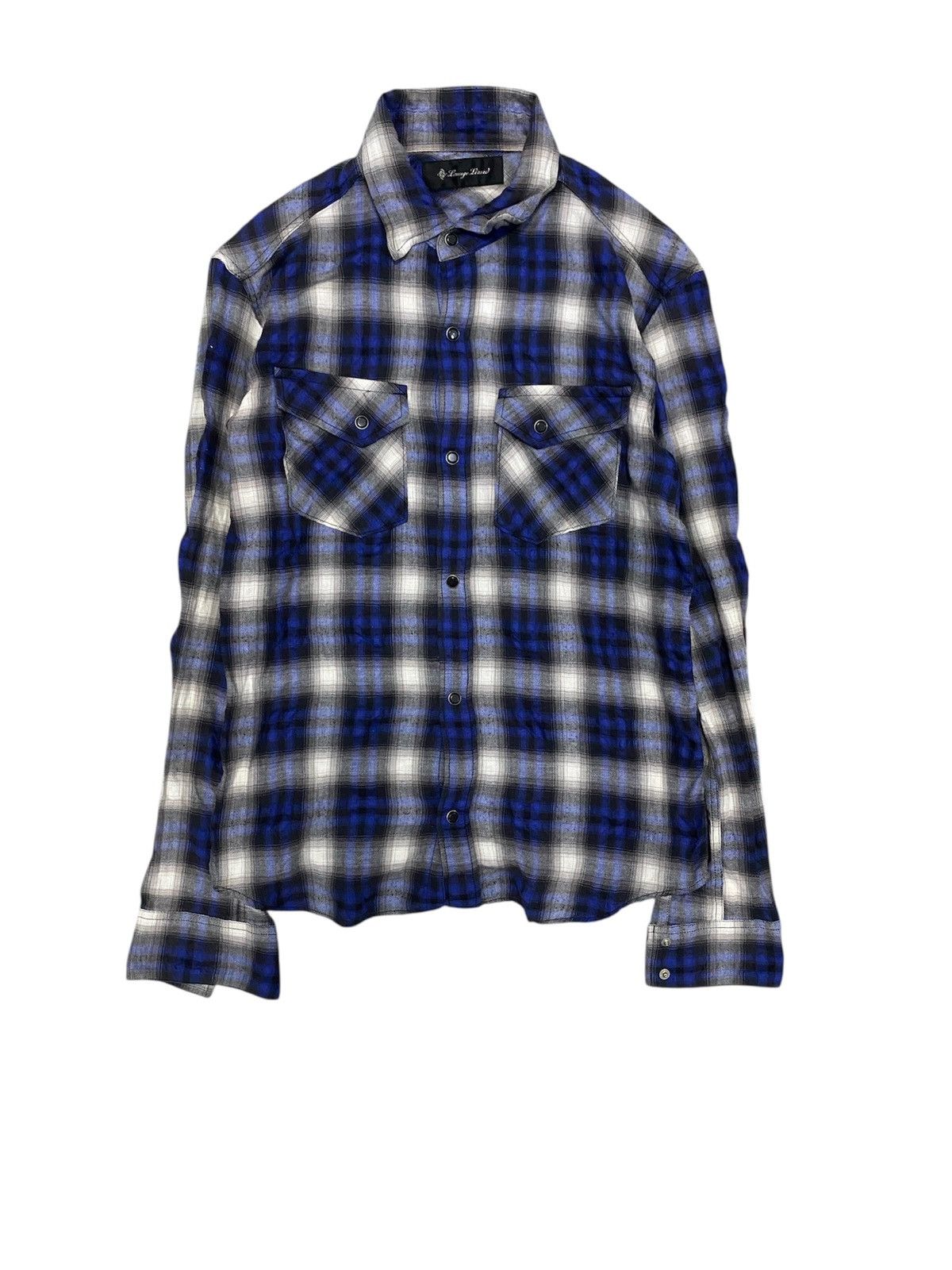 Lounge Lizard 2000s Check Shadow flannel Size US S / EU 44-46 / 1 - 1 Thumbnail