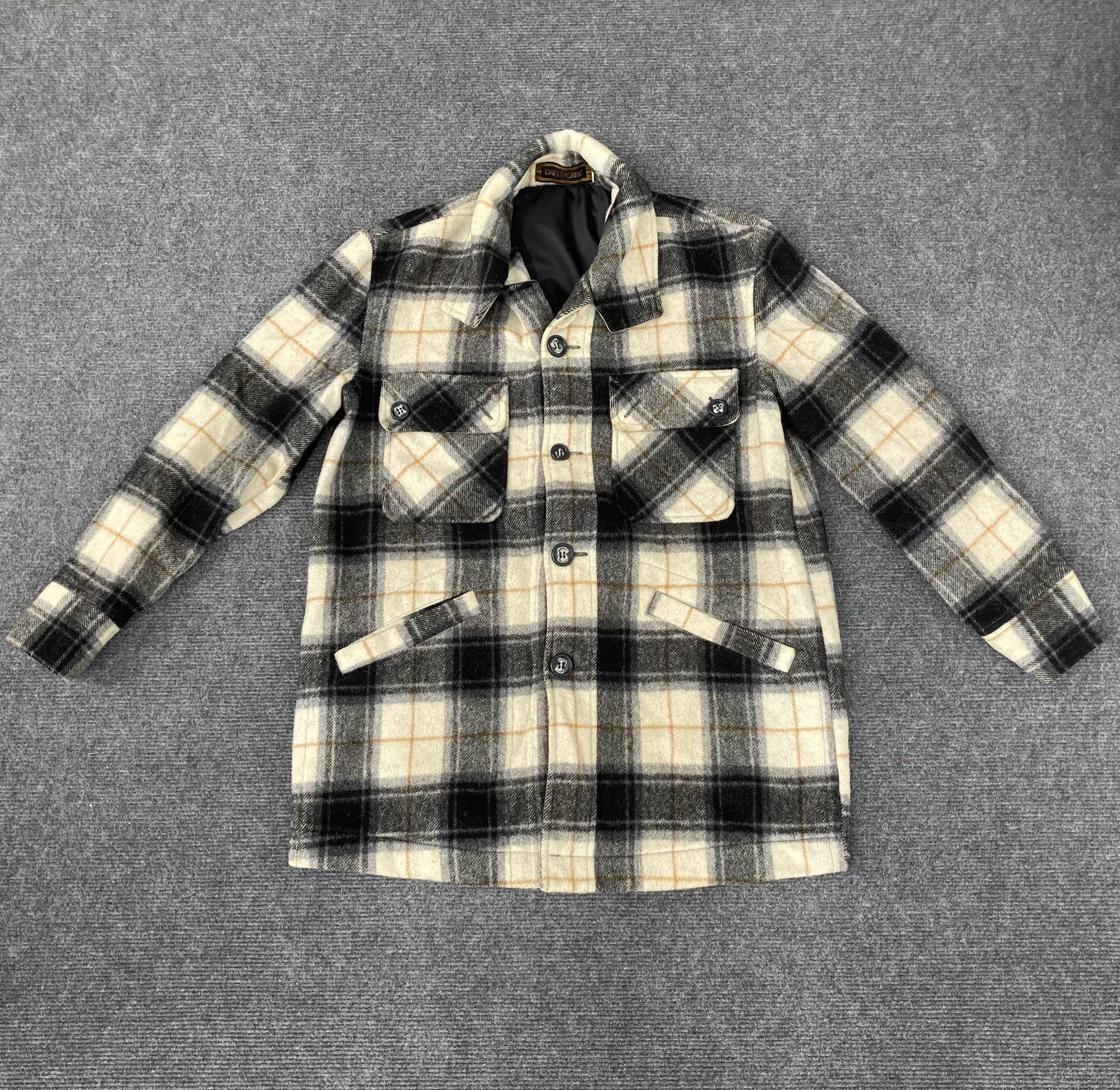 Flannel × Vintage Vtg Dan Pierre Shadow Plaid Flannel 90s Shirt Size US S / EU 44-46 / 1 - 1 Thumbnail