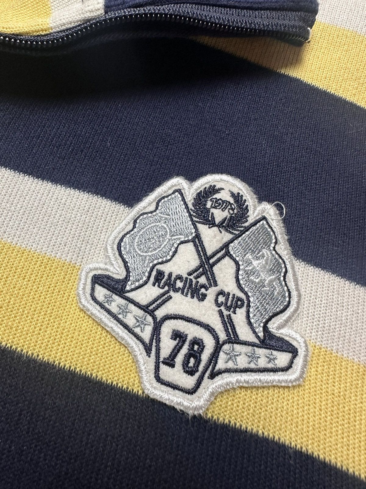 Rugby Ralph Lauren × Vintage Vintage Racing sweatshirt Striped logo rugby rare size XL Size US XL / EU 56 / 4 - 4 Thumbnail