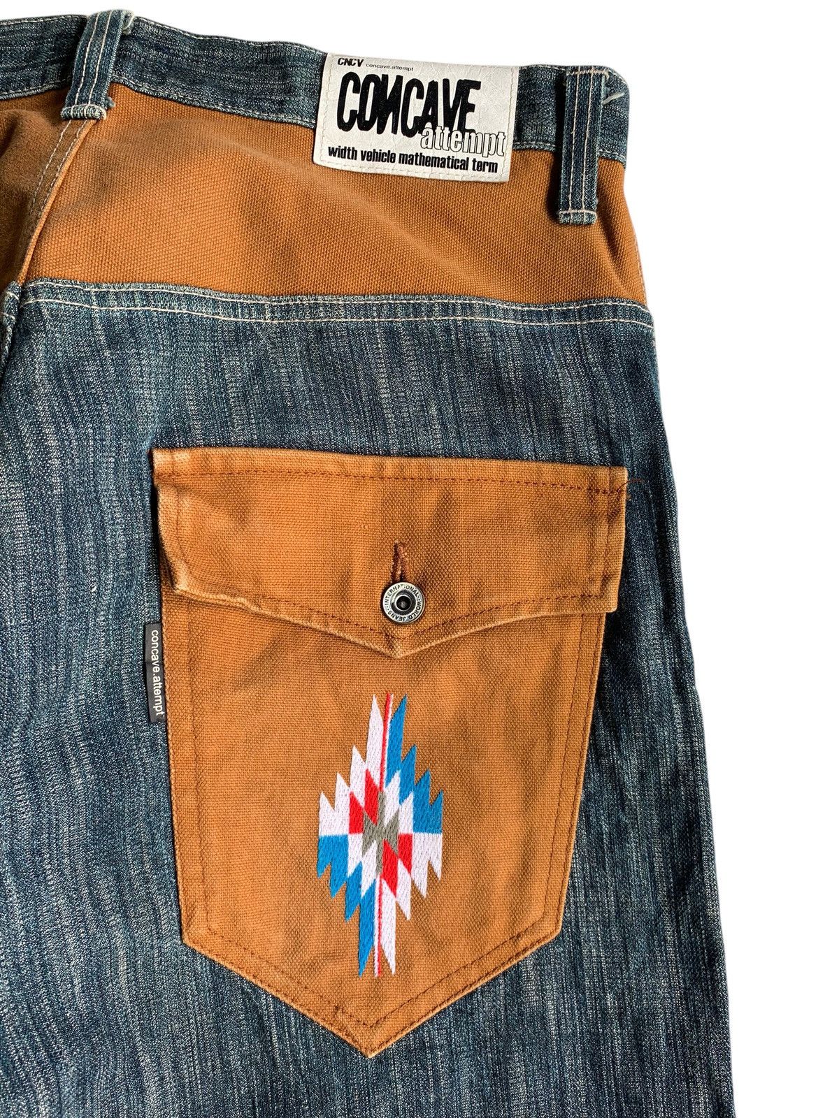 Kapital Concave Attempt Navajo Hippies Style Japanese Denim🌈🎌 Size US 32 / EU 48 - 11 Thumbnail