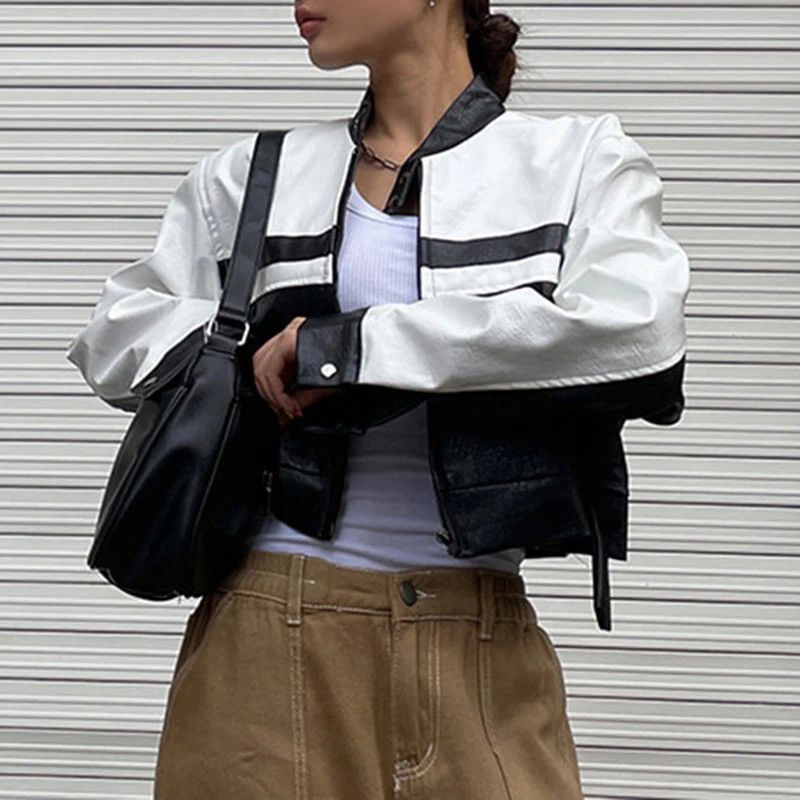 Japanese Brand × Vintage Biker Leather Jacket Vintage 90s Size S / US 4 / IT 40 - 11 Thumbnail