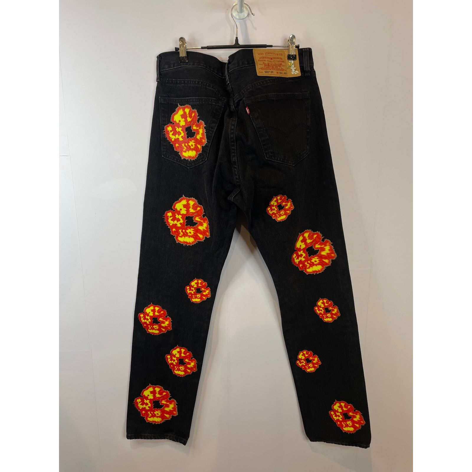 DENIM TEARS Denim Tears Offset Jeans Black Used 33 Size US 33 - 3 Thumbnail