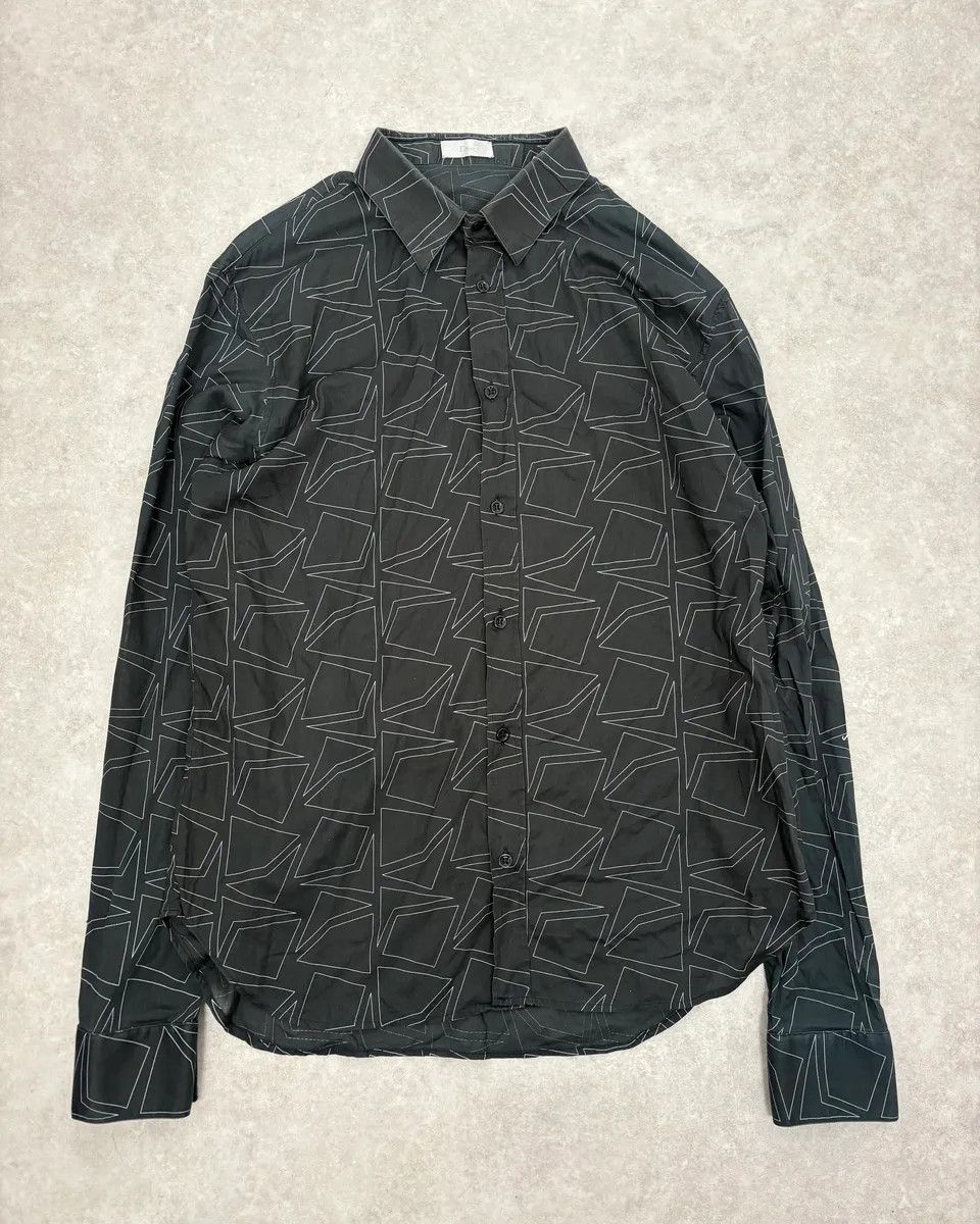 Dior SS2007 Dior Black Stars Shirt Size US M / EU 48-50 / 2 - 1 Thumbnail