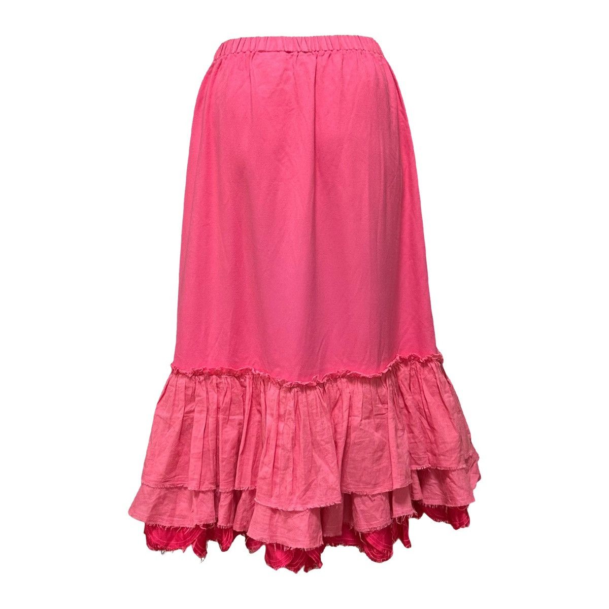 Tricot Comme des Garcons TRICOT COMME DES GARÇONS Ruffle Hem Flared Midi Skirt Size 27" / US 4 / IT 40 - 2 Thumbnail