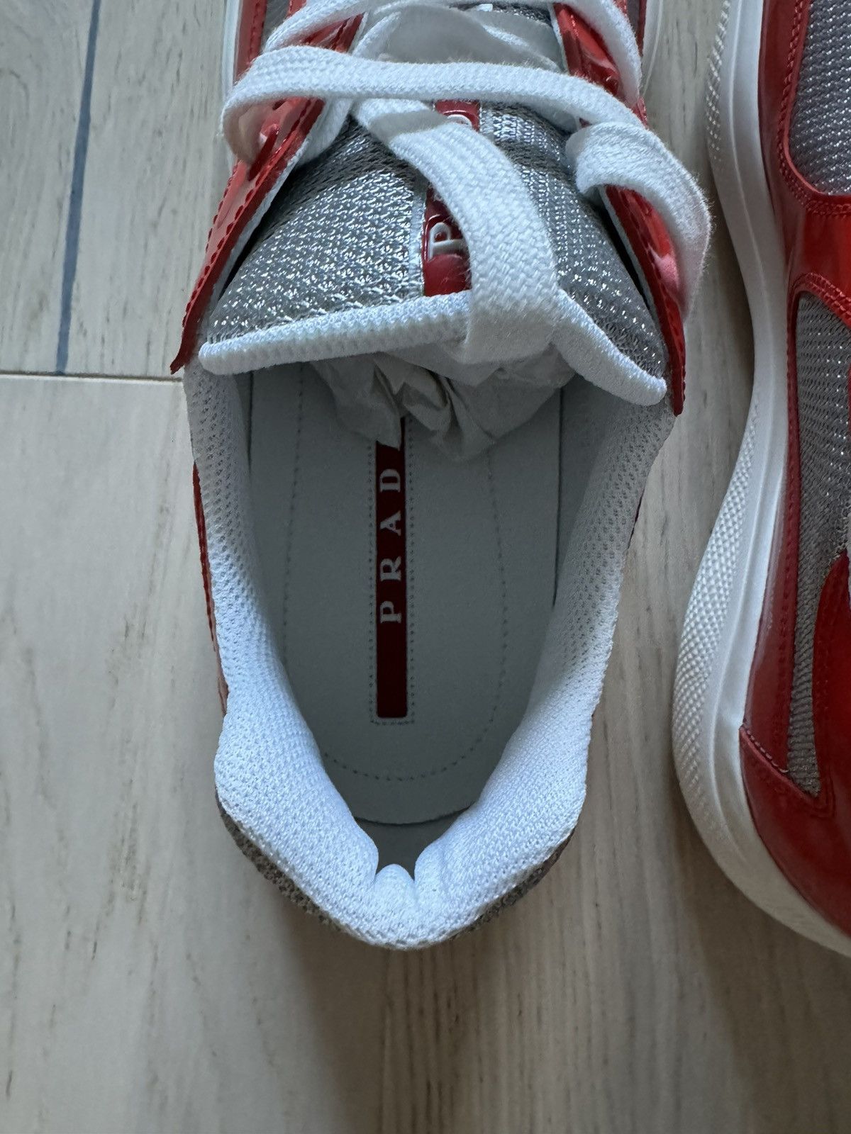 Prada Prada America's Cup leather-trimmed sneakers Size US 11 / EU 44 - 5 Thumbnail