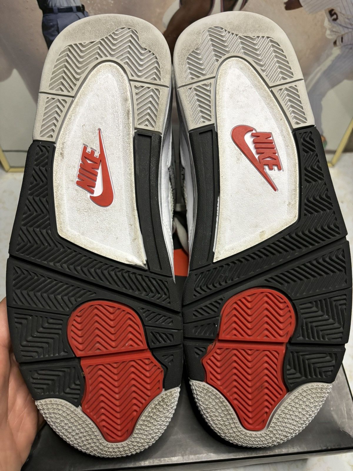 Jordan Brand Air Jordan 4 Retro OG white cement Size US 11.5 / EU 44-45 - 5 Thumbnail