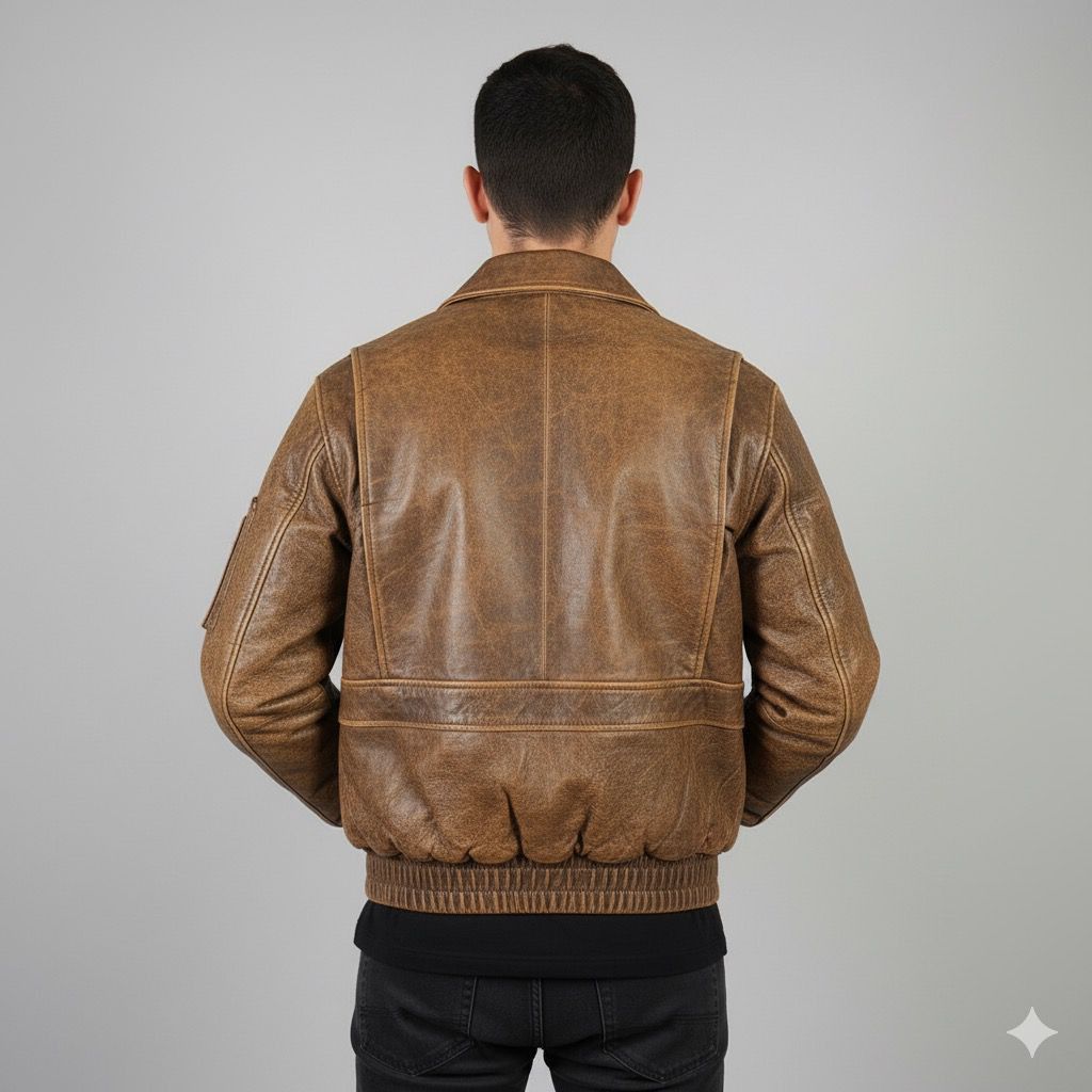 If Six Was Nine Vintage Lord Anthony Leather Jacket Size US M / EU 48-50 / 2 - 2 Thumbnail