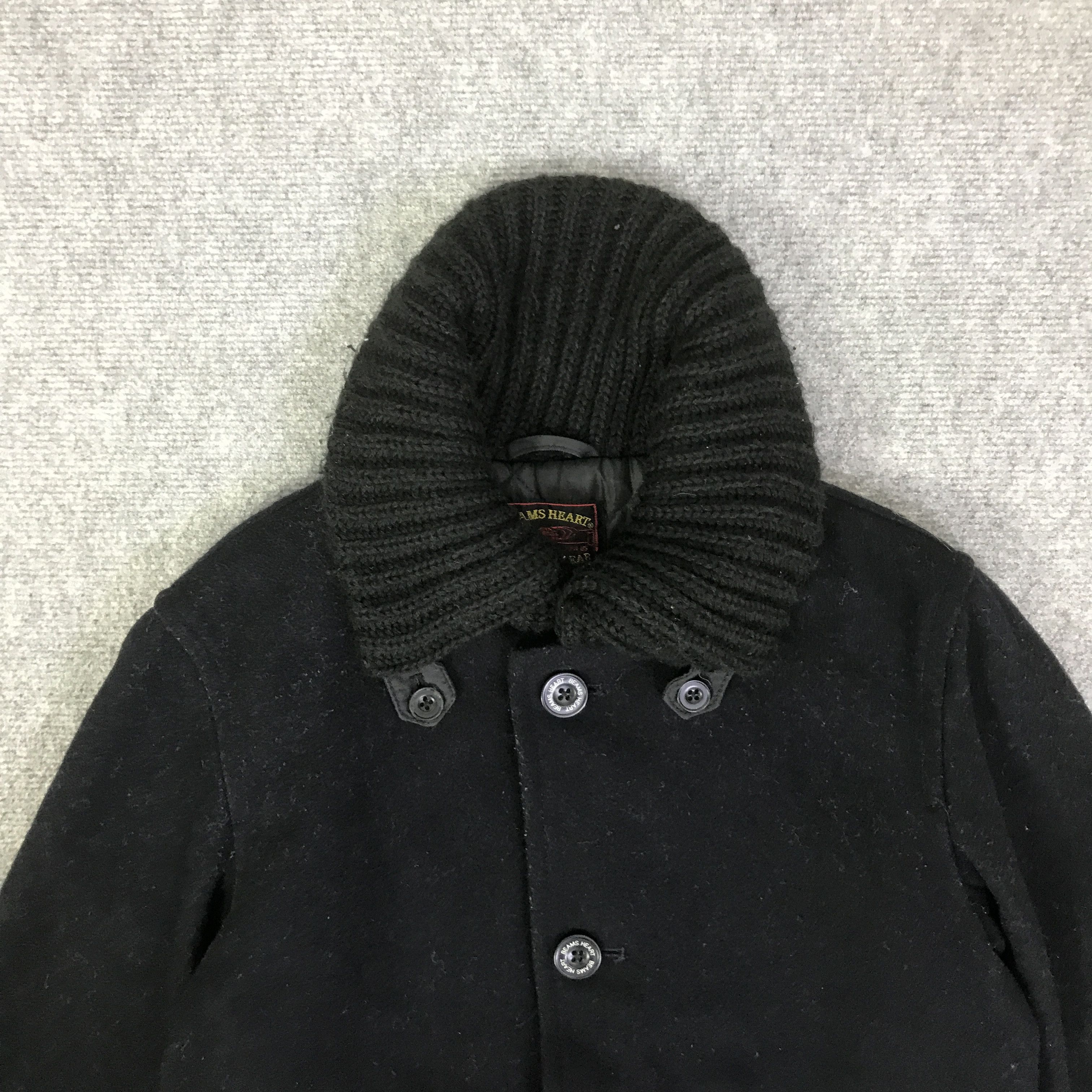 Beams Japan BEAMS HEART WOOL BUTTON JACKET K98B14 Size US M / EU 48-50 / 2 - 2 Thumbnail