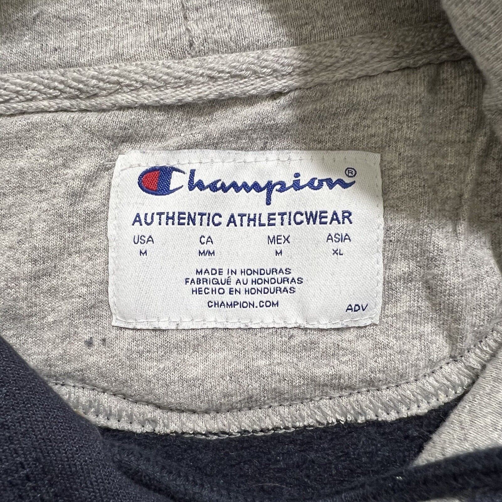 Champion Champion Men's Medium Hoodie Navy Blue Sweatshirt Size US M / EU 48-50 / 2 - 3 Thumbnail