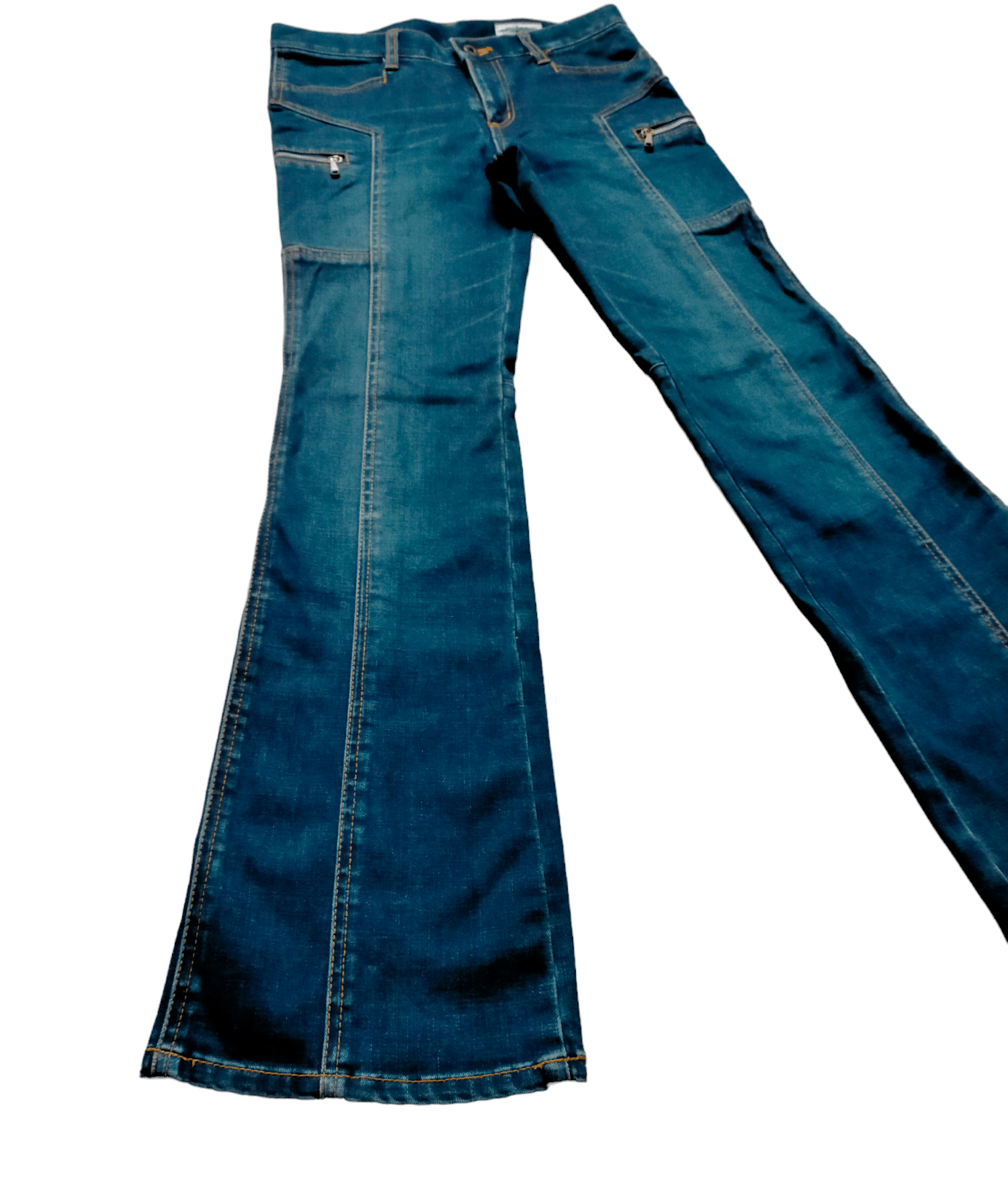 Japanese Brand × Vintage Flare Jeans Kumikyoku skinny Boot cut Size US 29 - 2 Thumbnail