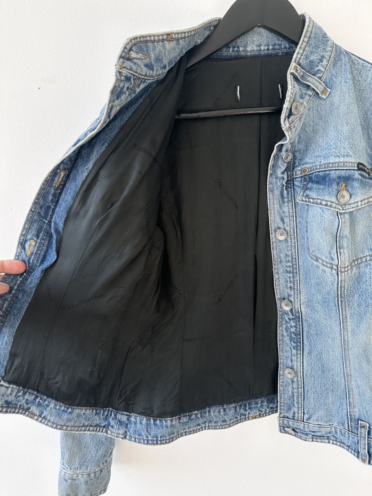 Dolce & Gabbana Dolce & Gabbana Archival Denim Jacket Y2K Blue Jean Jacket Size S / US 4 / IT 40 - 14 Thumbnail