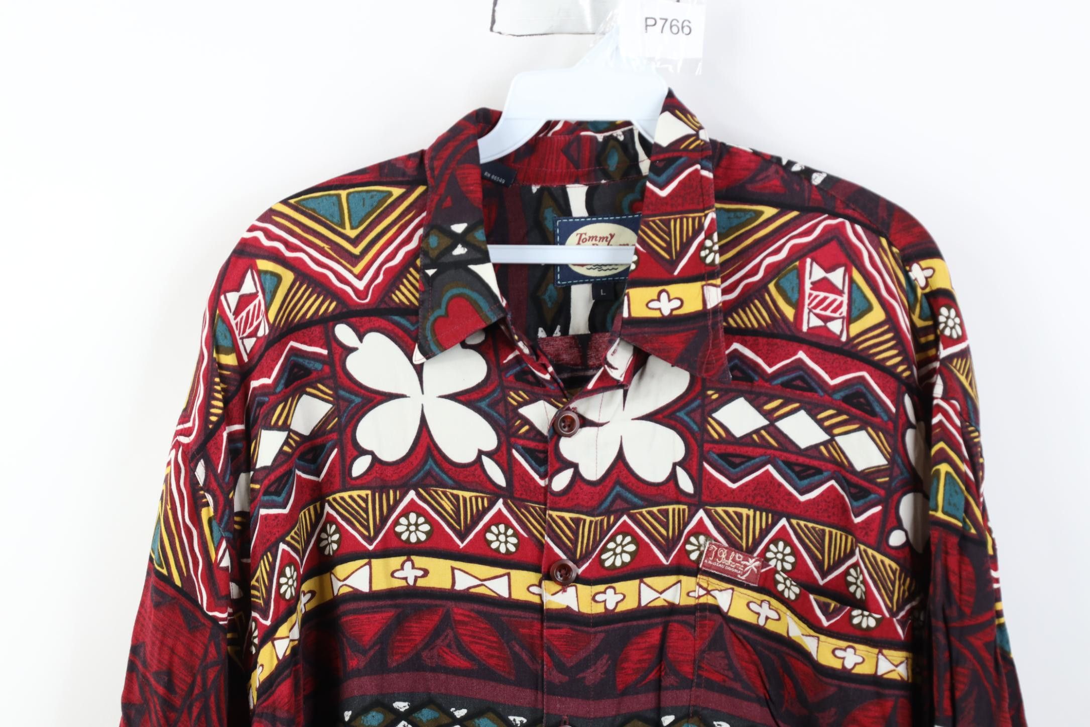 Tommy Bahama Vintage 90s Tommy Bahama Luau Flower Hawaiian Button Shirt Size US L / EU 52-54 / 3 - 2 Thumbnail