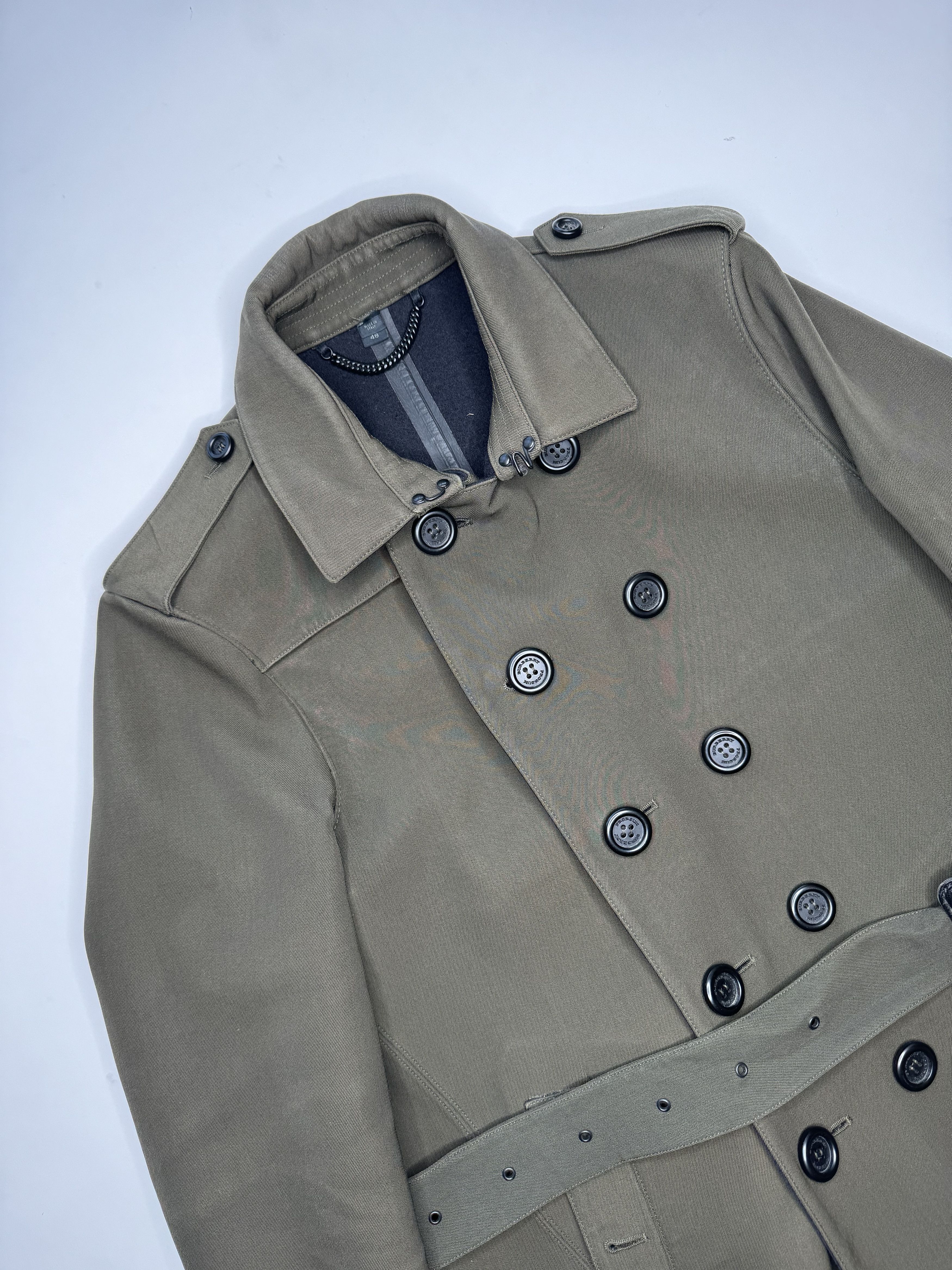 Burberry Prorsum Burberry Prorsum Khaki Coat Christopher Bailey Size US M / EU 48-50 / 2 - 2 Thumbnail