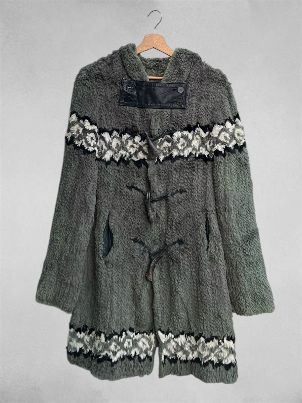 Isamu Katayama Backlash Isamu Katayama Backlash Rabbit Fur Leather Pockets Hoodie Size US M / EU 48-50 / 2 - 1 Thumbnail