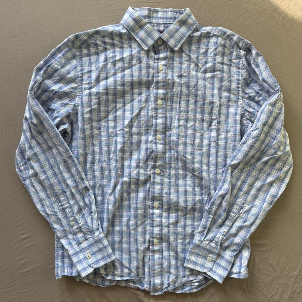 UNTUCKit UNTUCkit Slim Fit Cotton Plaid Button Down Shirt Size US L / EU 52-54 / 3 - 1 Thumbnail