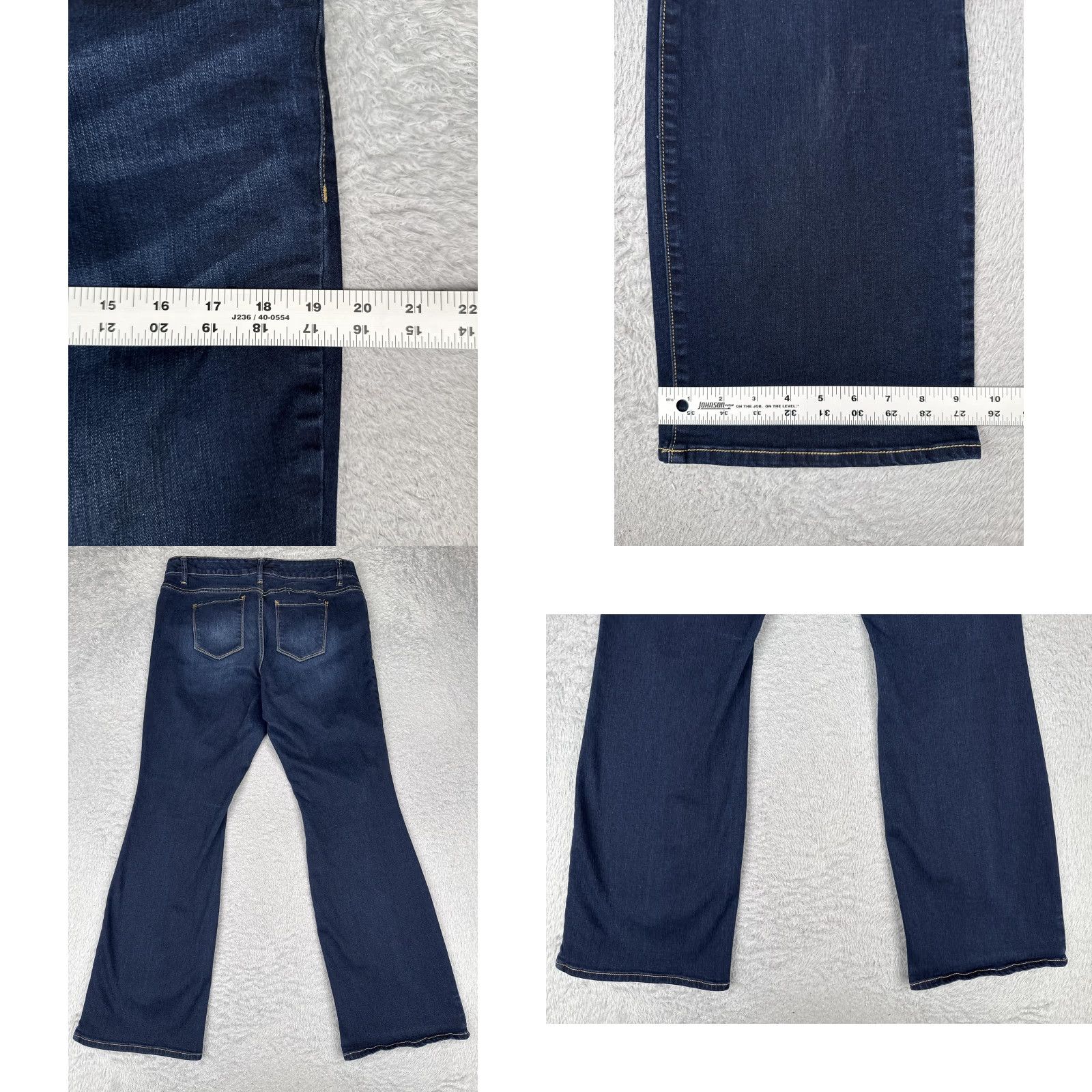 Old Navy Old Navy Rockstar Jeans 32x31 Dark Wash Bootcut Stretch Denim 90s Womens Size 24" / US 00 / IT 34 - 9 Thumbnail