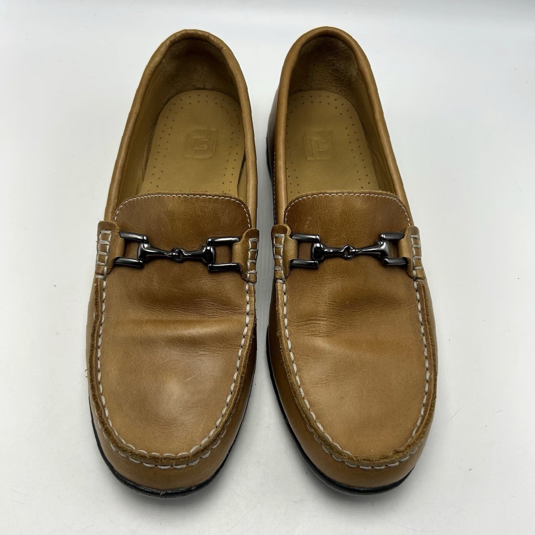 FootJoy Men\'s Leather Driving Mocs‎ - Size 8.5 Footjoy Loafers Mens Size 8.5 M Casual Leather Brown  main image 2