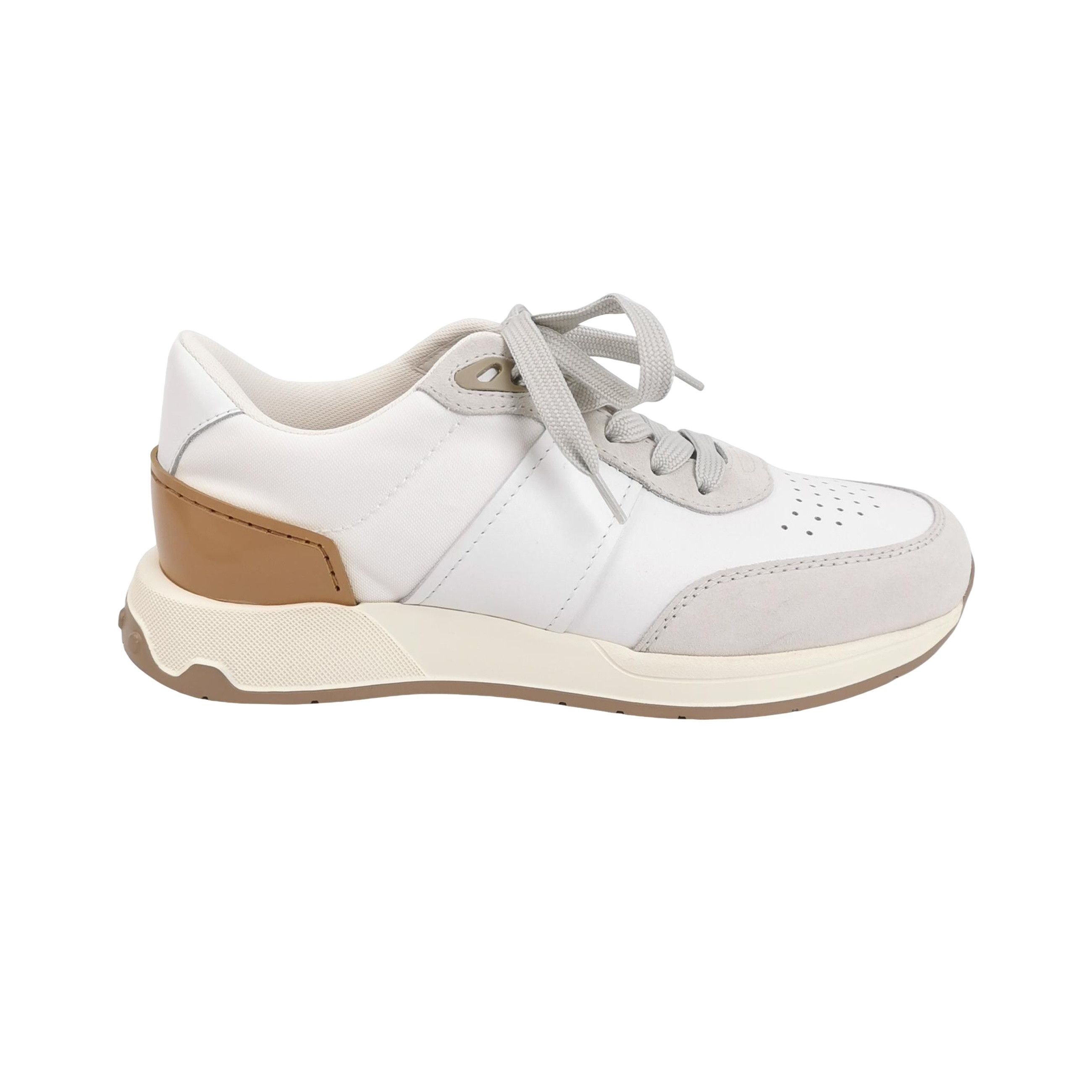 Tod's Tod's Paneled Leather & Suede Sneakers 39.5 Size US 6 / EU 39 - 1 Thumbnail