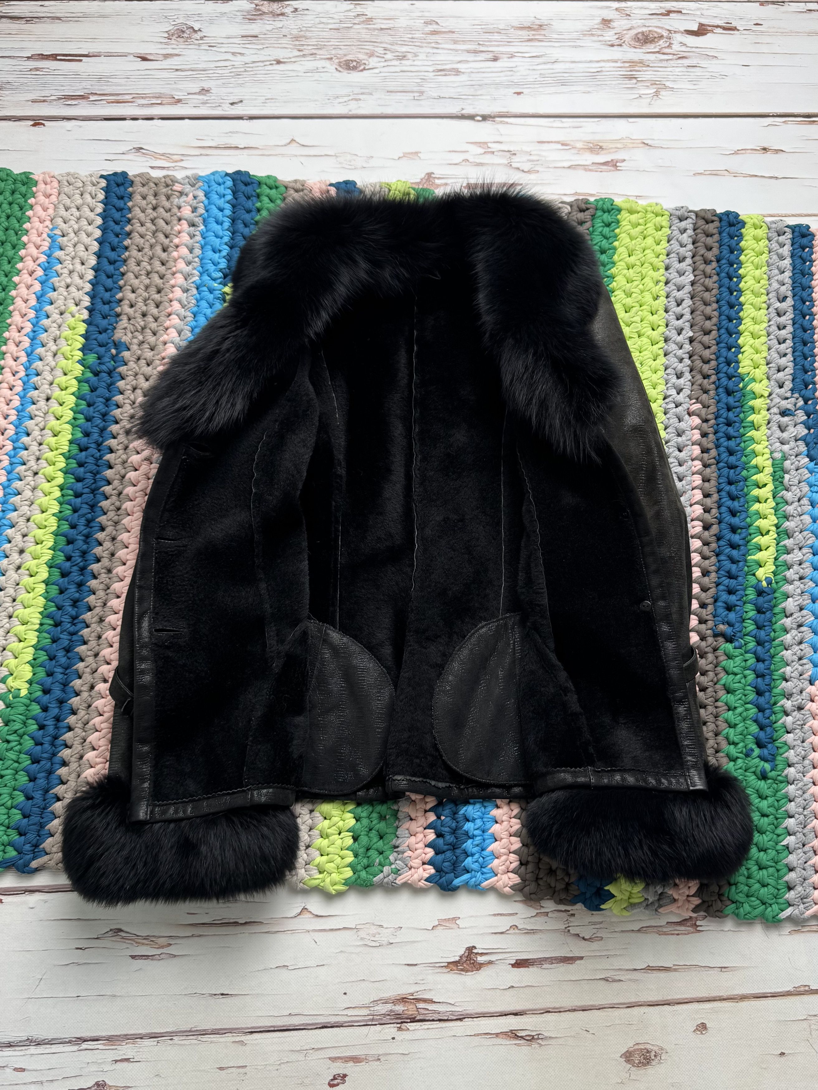 Vintage Vintage Real Sheepskin Cropped Jacket (D15)(D10) Size S / US 4 / IT 40 - 8 Thumbnail