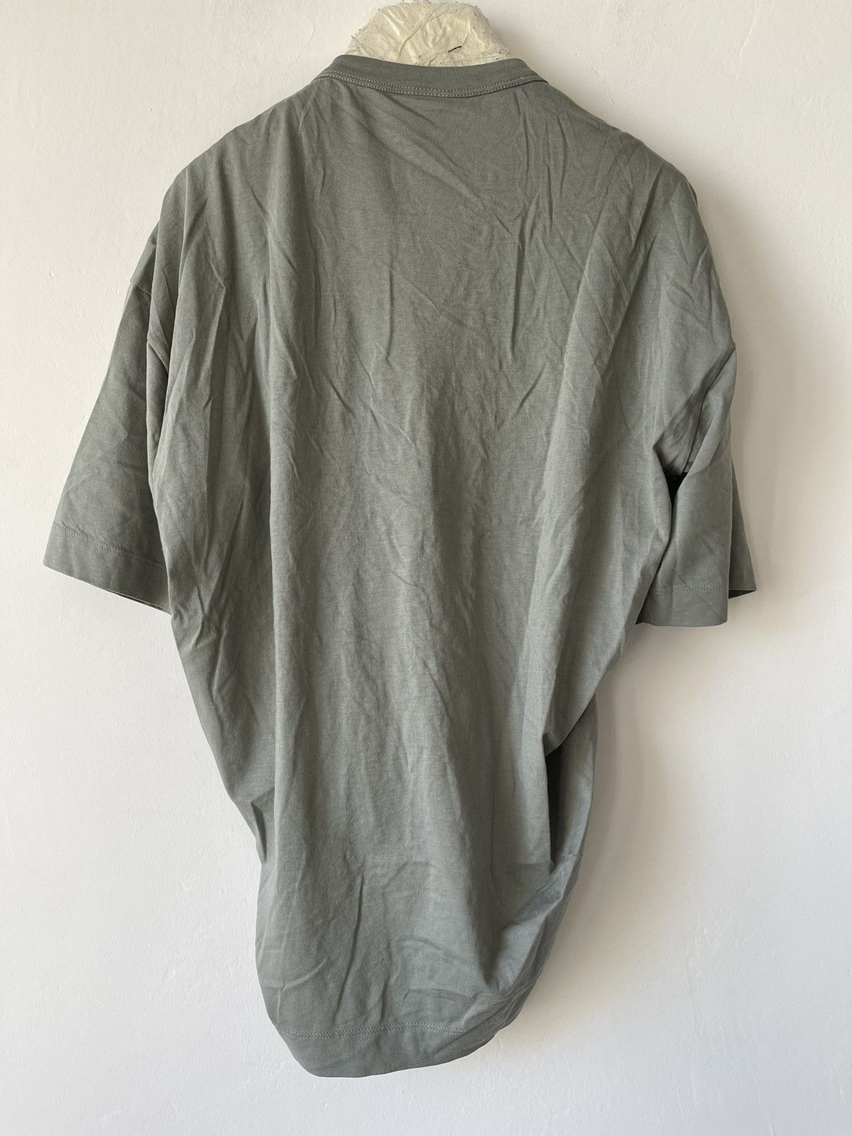 Dries Van Noten Ruched Cotton-Jersey T-Shirt Size M / US 6-8 / IT 42-44 - 3 Thumbnail