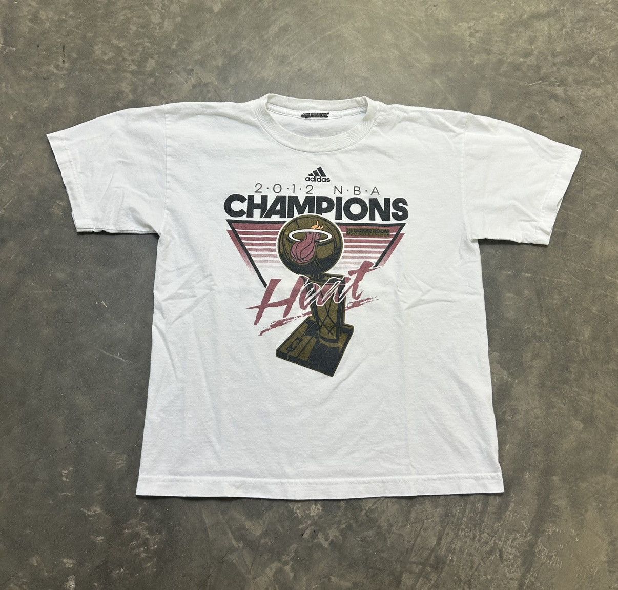 Adidas Miami Heat 2012 NBA Champions Tee Size US S / EU 44-46 / 1 - 1 Thumbnail