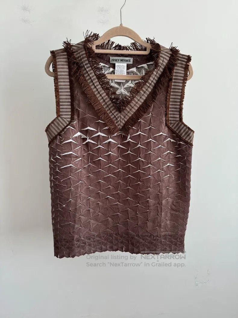 Issey Miyake Issey Miyake Brown Tank Top Size M / US 6-8 / IT 42-44 - 1 Thumbnail
