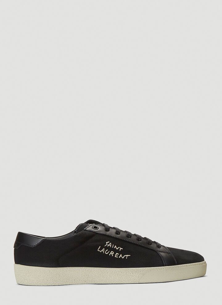 Saint Laurent Paris o1bcso1str1224 Court Classic Sl/06 Sneakers in Black Size US 11 / EU 44 - 1 Thumbnail