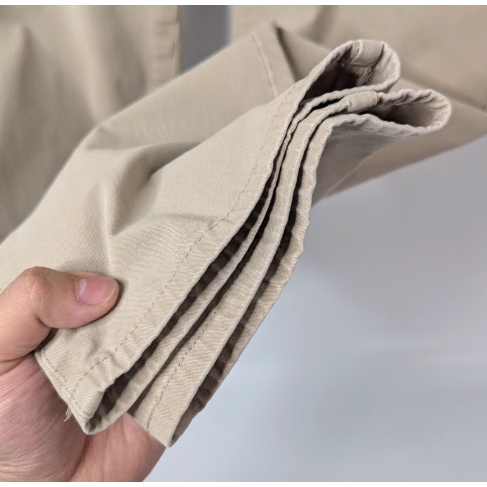 Bonobos Bonobos Pants Slim Fit Beige 38x32 Cotton Chino Men - Regular, Casual, Workwear, City, Preppy, Travel Size US 38 / EU 54 - 3 Thumbnail