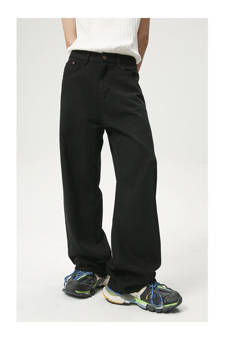 Japanese Brand × Jean Classic black straight loose casual jeans Size US 32 / EU 48 - 3 Thumbnail