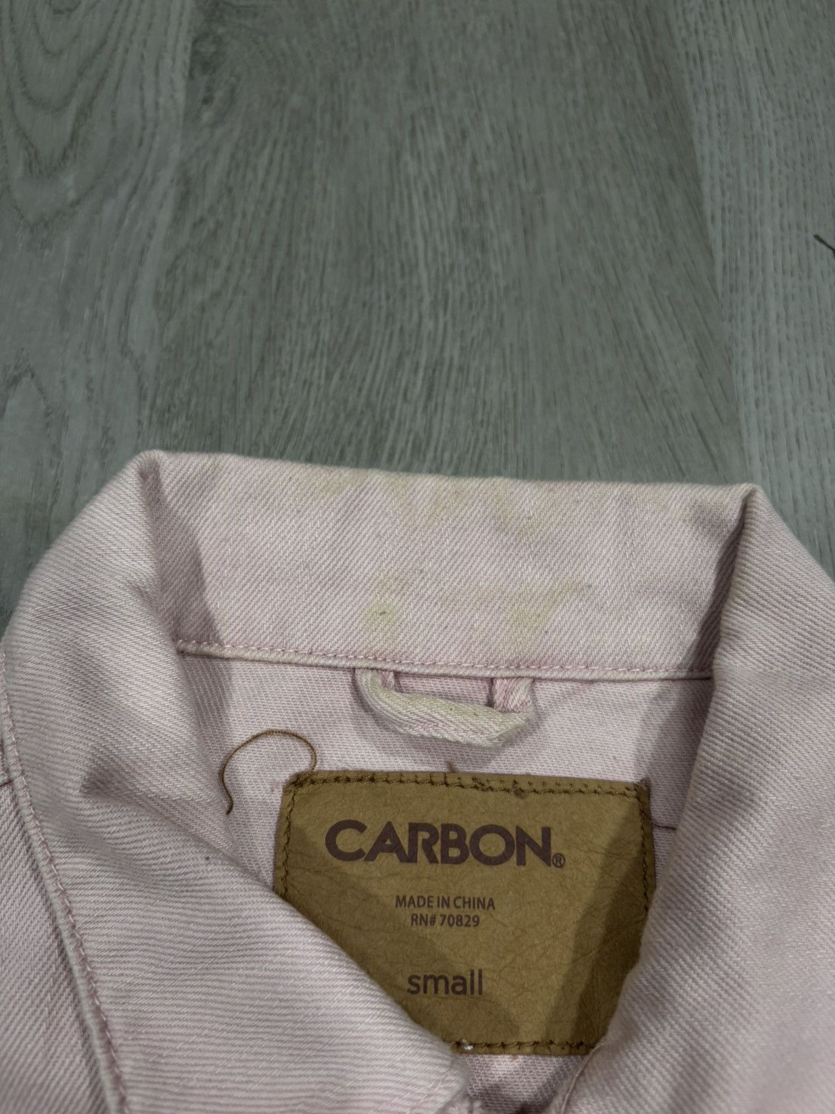 Carbon Light Pink Denim Jacket Size US S / EU 44-46 / 1 - 6 Thumbnail